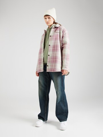 QUIKSILVER Overgangsjakke 'UNIPLAID' i lilla