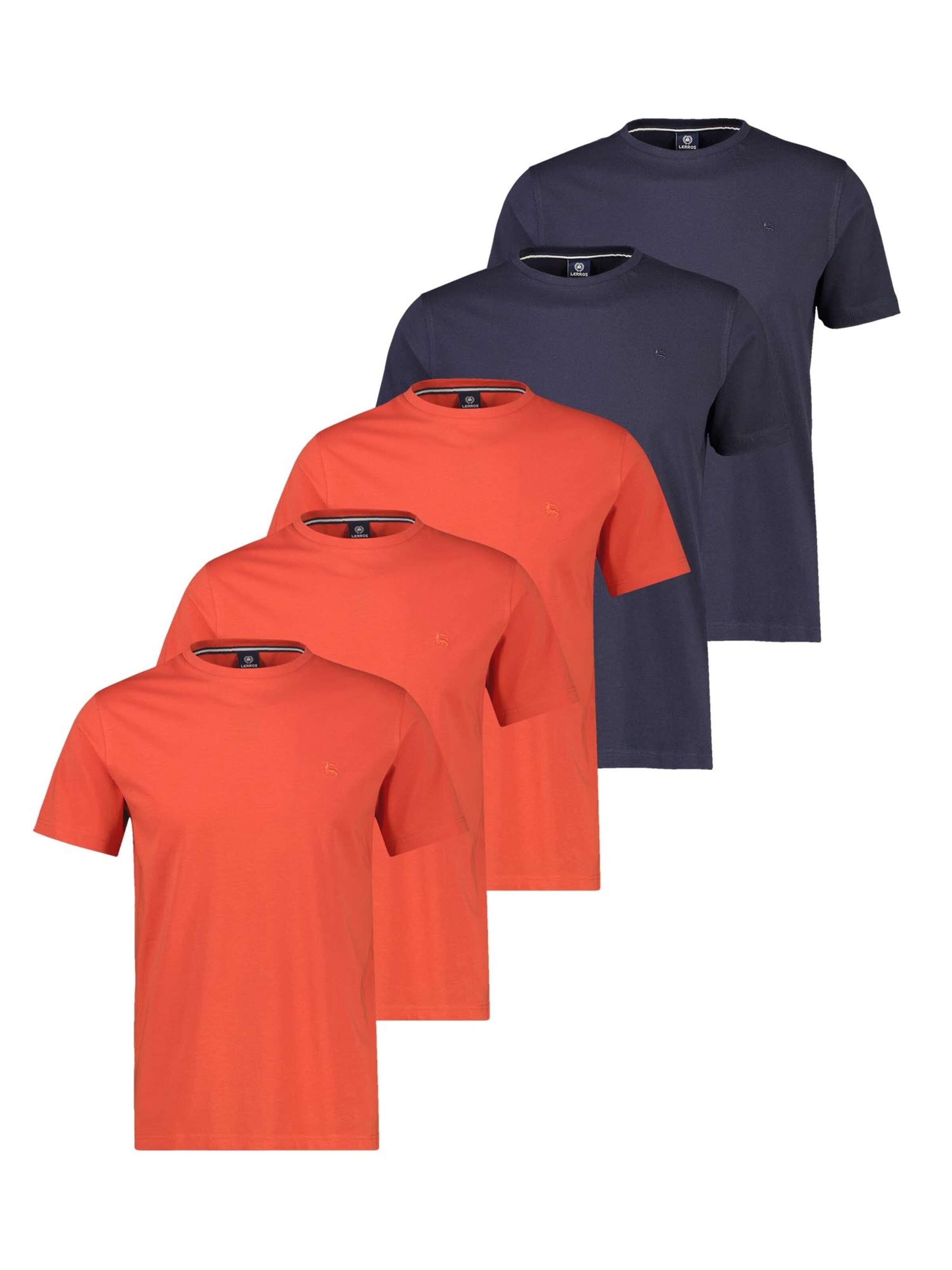 LERROS Shirt 'Basic' in Blauw: voorkant