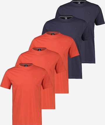 LERROS Shirt 'Basic' in Blau: Vorderseite