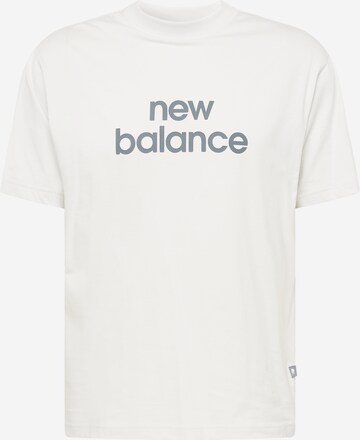 new balance Shirt 'Linear' in Grijs: voorkant