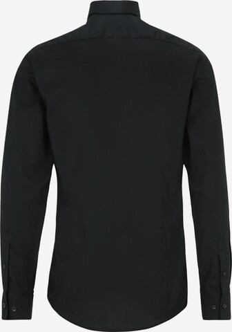 Bruun & Stengade - Ajuste regular Camisa 'Miles' en negro