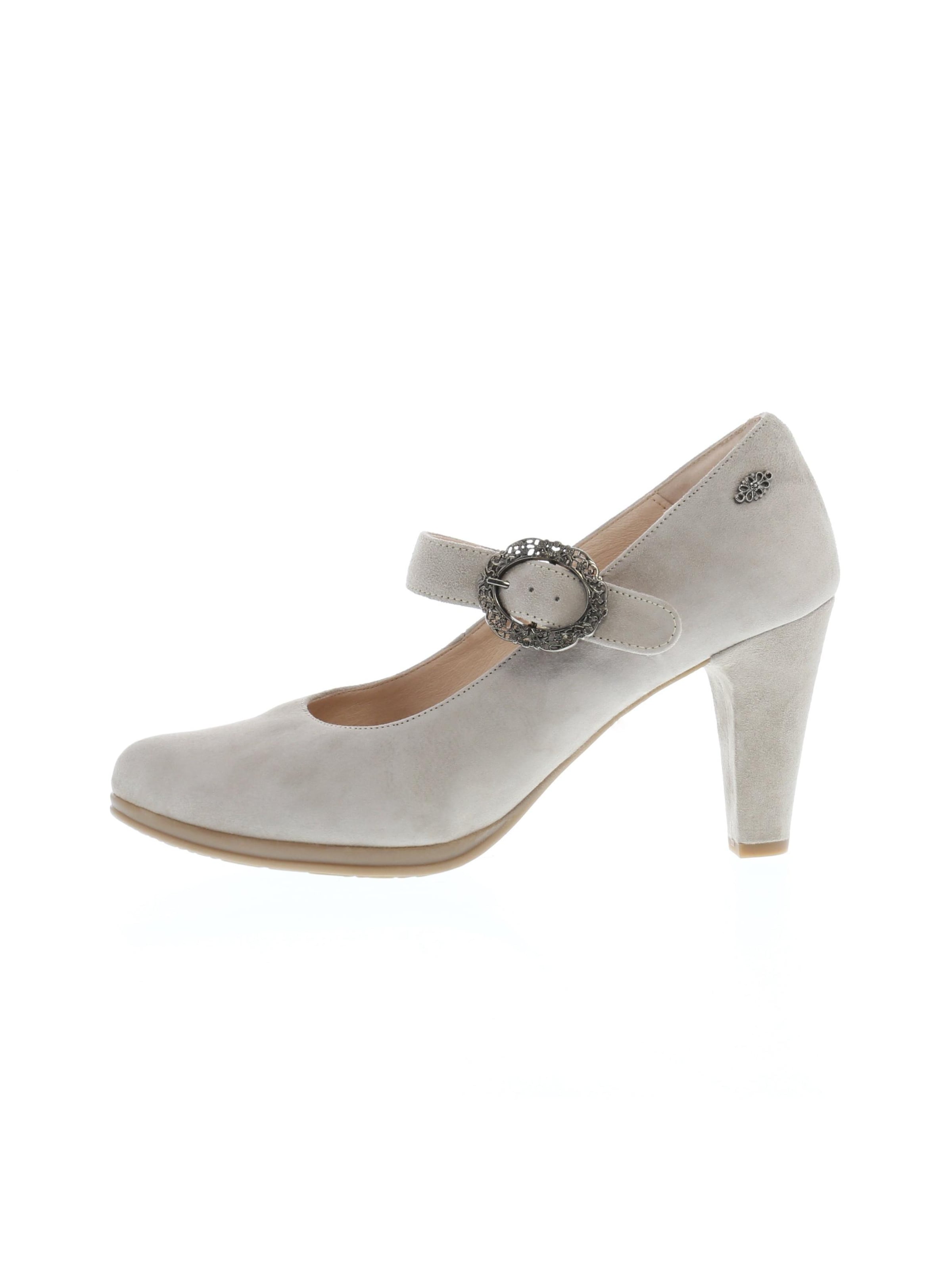 XAVER LUIS Schuhmanufaktur Pumps 'Sarah' in Grau: Vorderseite