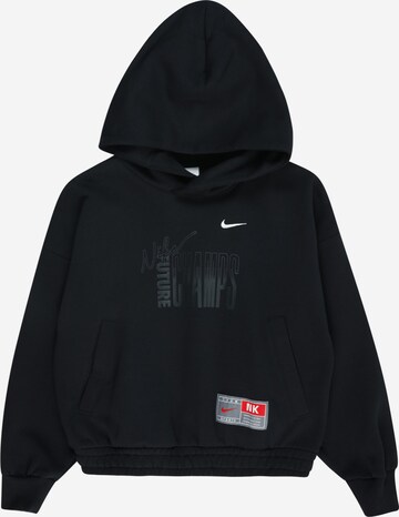 Sweat de sport NIKE en noir : devant