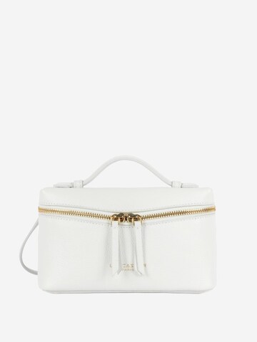 LANCASTER Paris Handtas 'Lancaster Sac boite Zippé S Milano Trésor Blanc' in Wit: voorkant