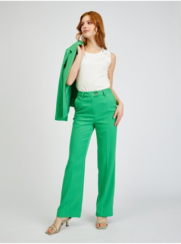 Orsay Regular Pleated Pants in Green