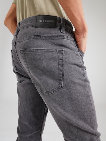 regular Jeans 'WARP' di Only & Sons in grigio