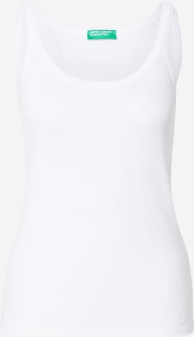 UNITED COLORS OF BENETTON Top in White: front