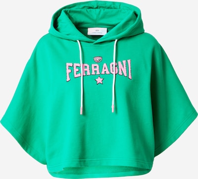 Chiara Ferragni Bluzka sportowa w kolorze zielony / różowy pudrowy / czarnym, Podgląd produktu