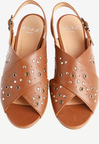 ANAKI Paris Sandals & High-Heeled Sandals in 38 in Brown