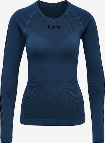 Hummel Functioneel shirt in Blauw: voorkant