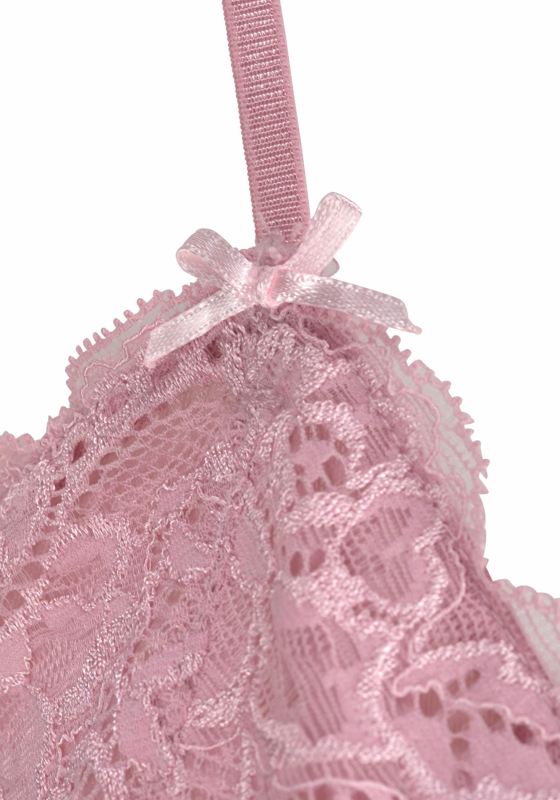LASCANA Negligee in Pink