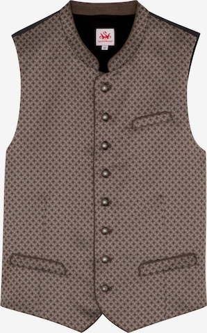 SPIETH & WENSKY Traditional Vest 'Baldo' in Brown: front