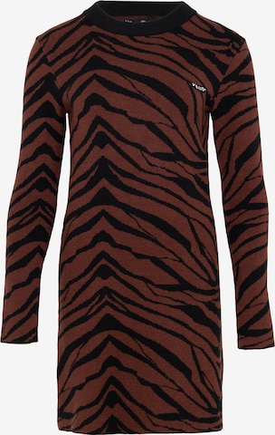 Robes en maille Volcom en marron : devant