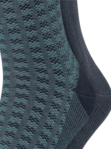 ESPRIT Socks 'Houndstooth 2-Pack' in Blue
