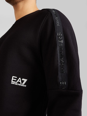 EA7 Emporio Armani Sweatshirt in Schwarz