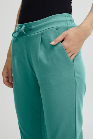 ICHI Tapered Broek 'Kate' in Groen