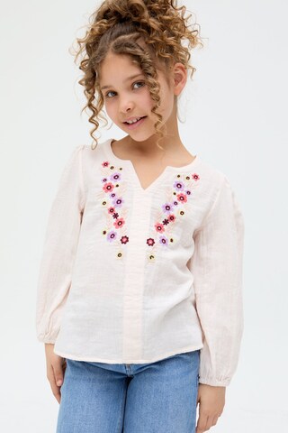 RAFFYA Bluse 'Dina' in Beige: Vorderseite