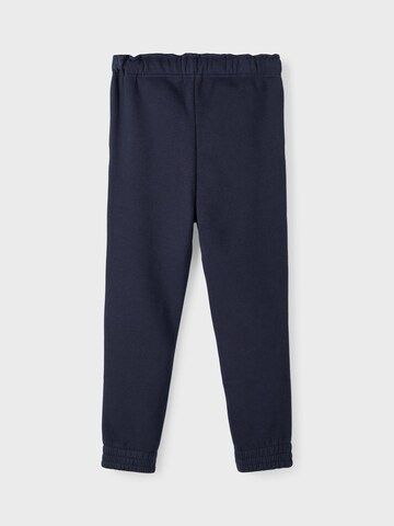 NAME IT - Tapered Pantalón 'Leno' en azul