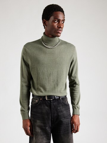 Only & Sons Trui 'ONSLOUI' in Groen: voorkant