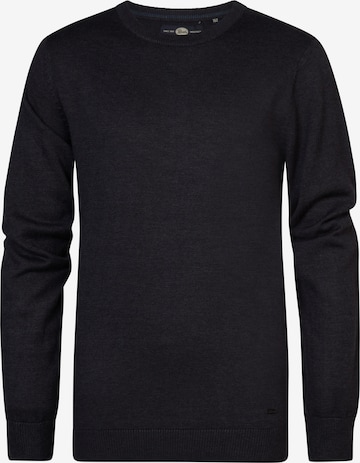 Petrol Industries Trui 'Petersburg' in Blauw: voorkant