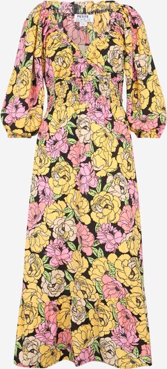 Dorothy Perkins Petite Obleka | rumena / svetlo zelena / svetlo roza / črna barva, Prikaz izdelka