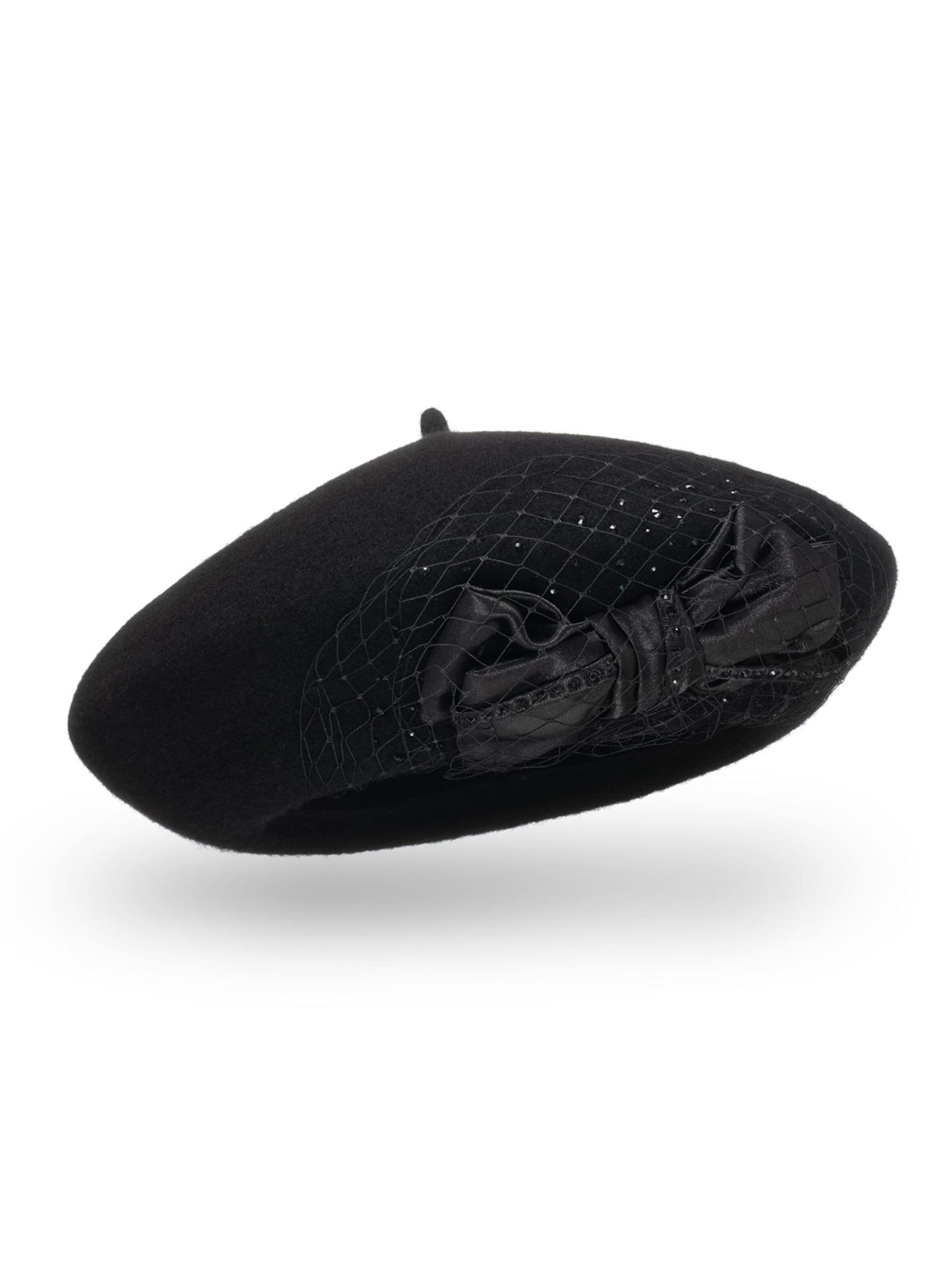 Bonnet '7081' Vivisence en noir : devant