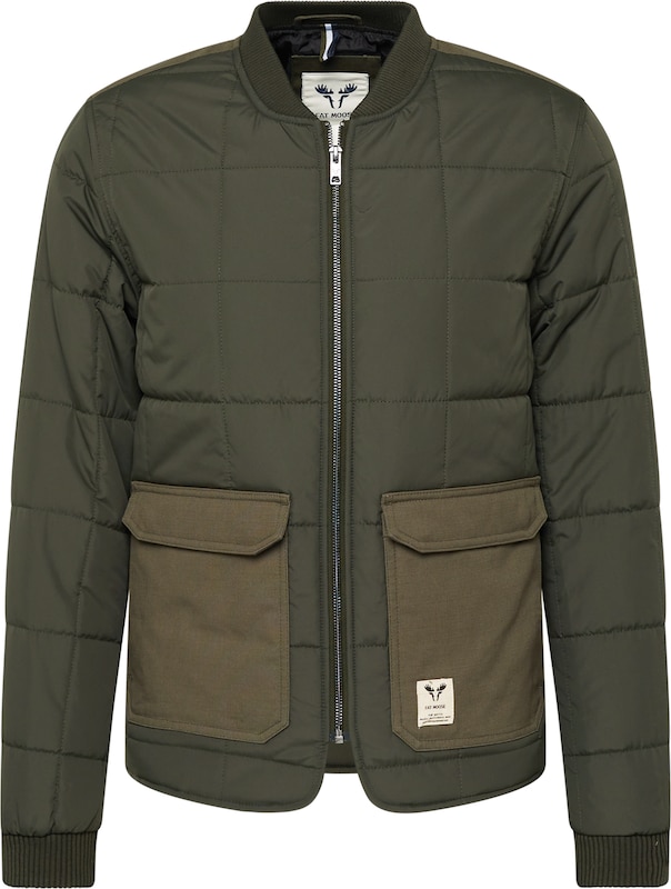 Fat Moose Jacke 'Aiden' in Khaki Oliv Fat Moose Jacke 'Aiden' in Khaki Oliv
