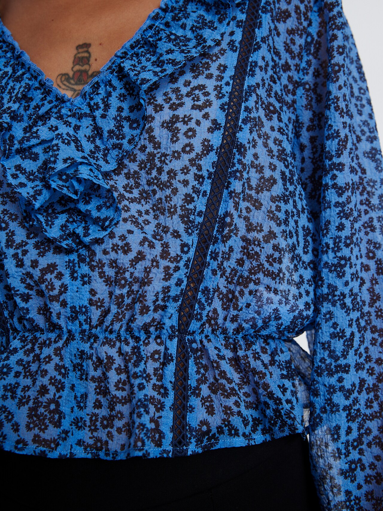 EDITED Chemisier 'Genoveva' bleu