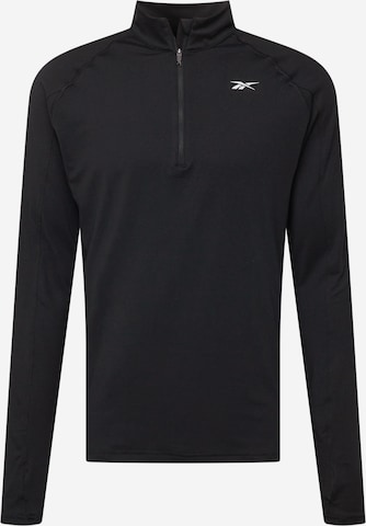 Reebok Functioneel shirt in Zwart: voorkant