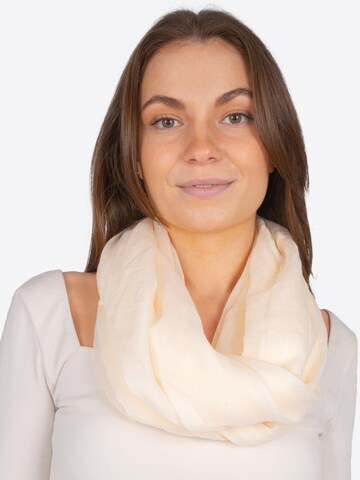Seasons of April Tunnelsjaal 'Carina' in Beige: voorkant