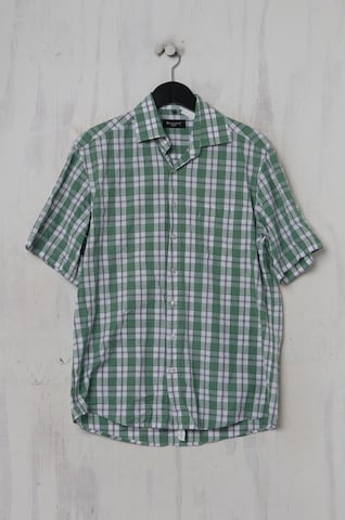 Bexleys Button Up Shirt in M in Green: front