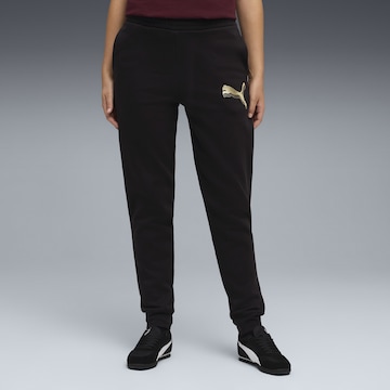 PUMA Tapered Sporthose 'Ess' in Schwarz: Vorderseite
