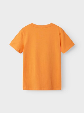 NAME IT T-shirt 'TAVIK' i orange