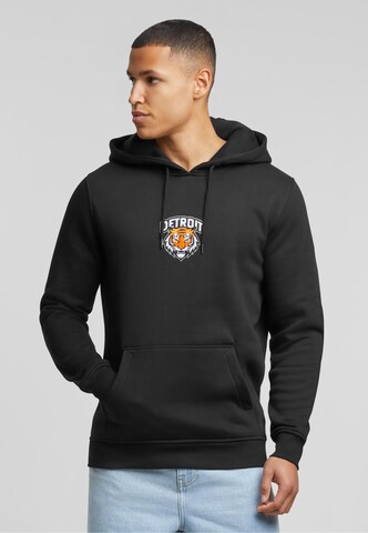 juoda Mister Tee Megztinis be užsegimo 'Detroit Tiger'