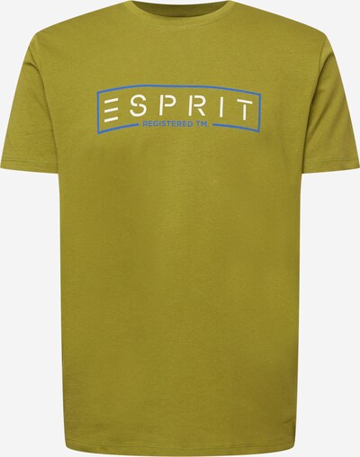 ESPRIT Shirt in de kleur Blauw / Riet / Wit, Productweergave