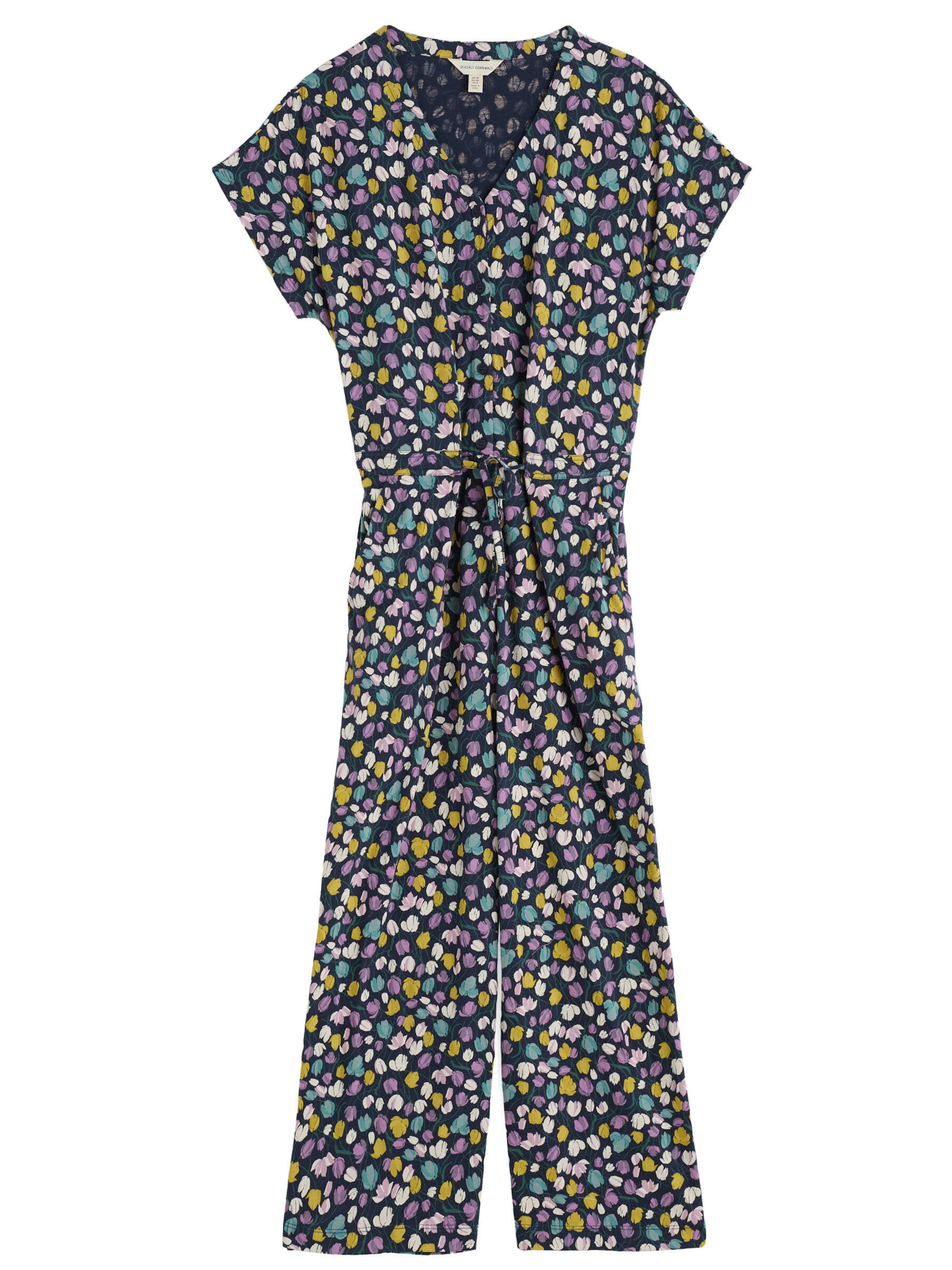 Seasalt Cornwall Overal 'Rose Trellis' – mix barev: přední strana
