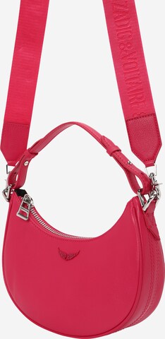 Zadig & Voltaire - Bolso de hombro 'MOONROCK' en rosa: frente