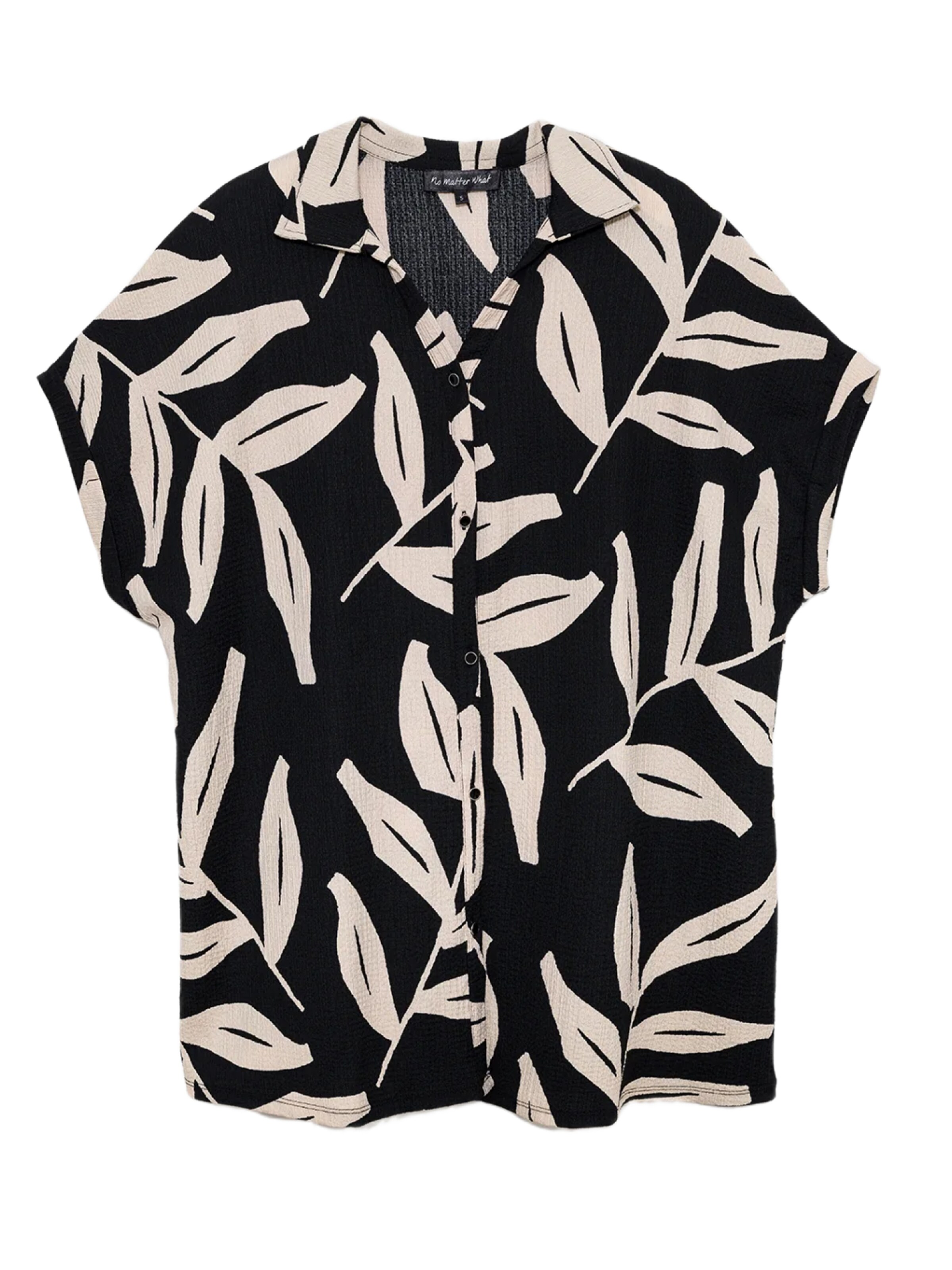 No Matter What Blouse in Black: front