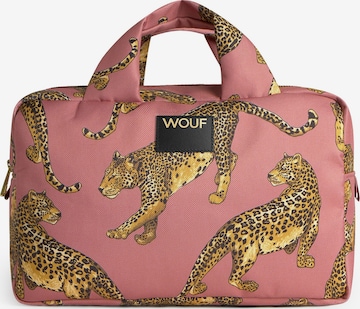 Trousses de toilette 'Daily' Wouf en rose : devant
