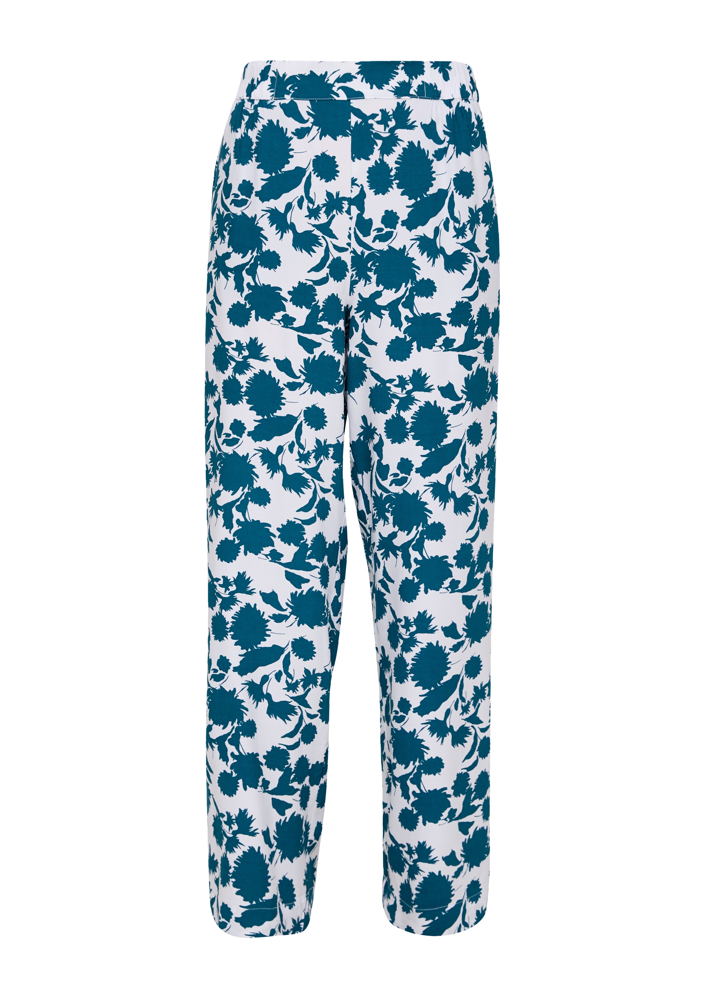 s.Oliver BLACK LABEL Wide Leg Hose in Weiß: Vorderseite