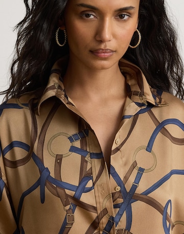 Rochie tip bluză de la Lauren Ralph Lauren pe bej