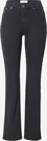 MUD Jeans - Acampanado Vaquero 'Isy' en negro: frente