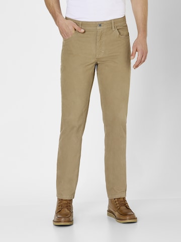 REDPOINT Regular Pants in Beige: front