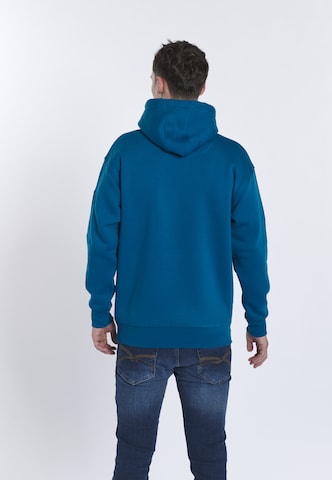 DENIM CULTURE Sweatshirt 'SAORO' i blå