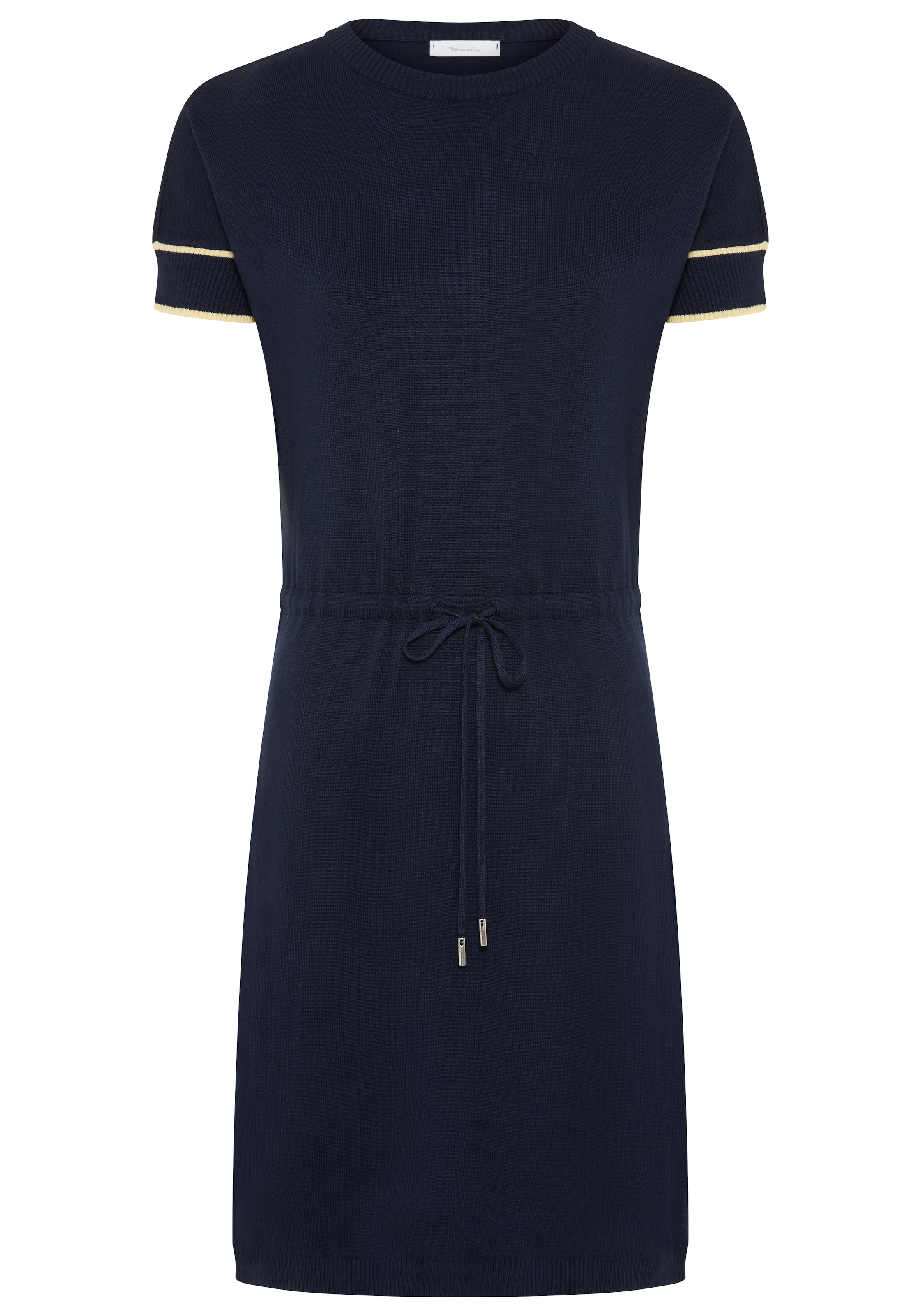 Tamaris Knitted dress in Blue: front
