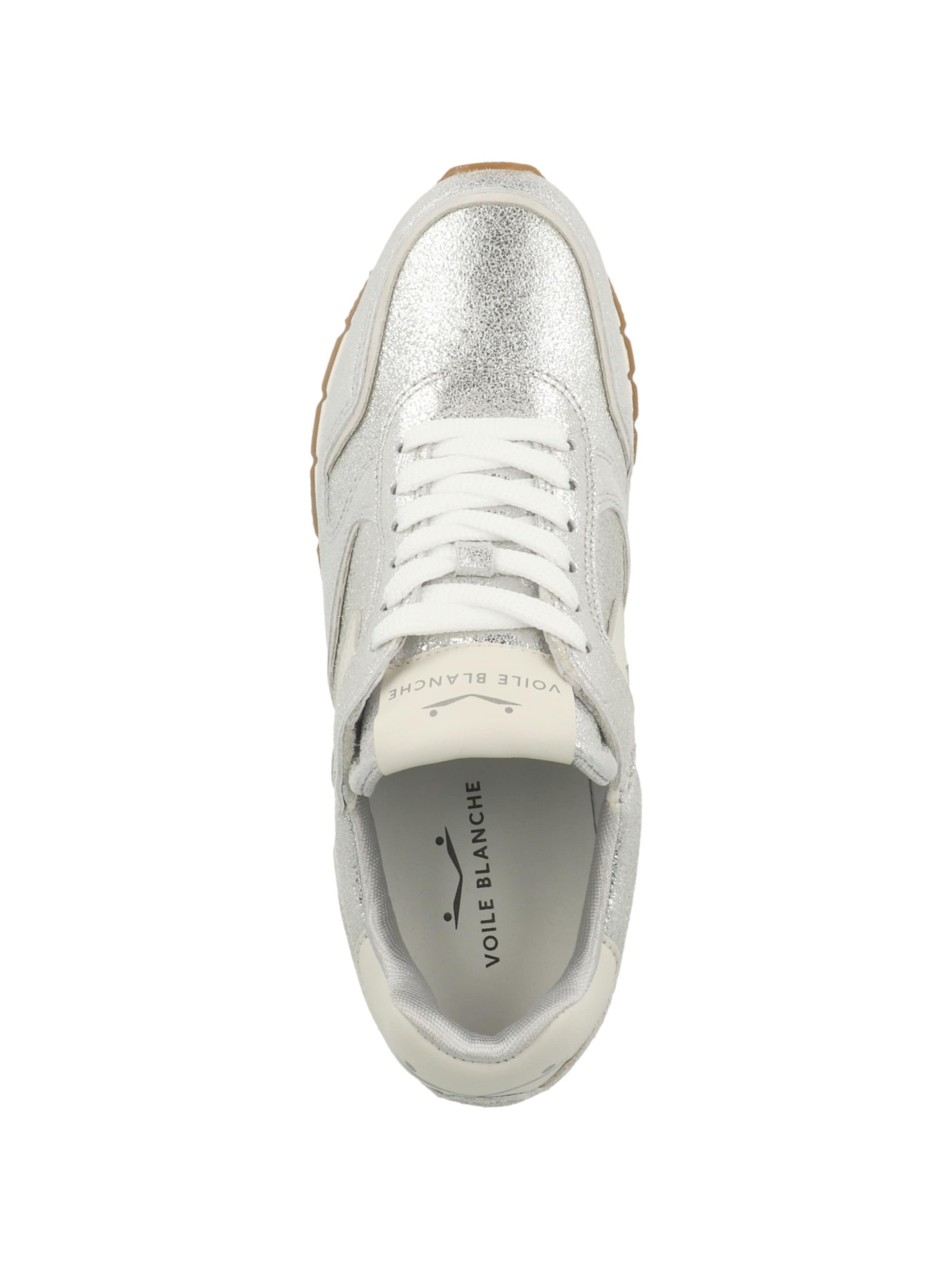 Voile blanche Platform trainers 'Julia' in Silver
