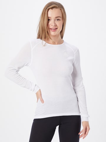 ODLO - Camisa funcionais 'Active' em branco: frente