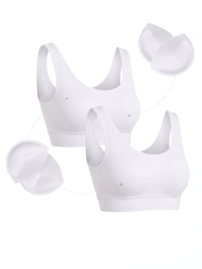 fashionshowcase Sports Bra 'SORYA – Sport-BH' in S in White, Item view