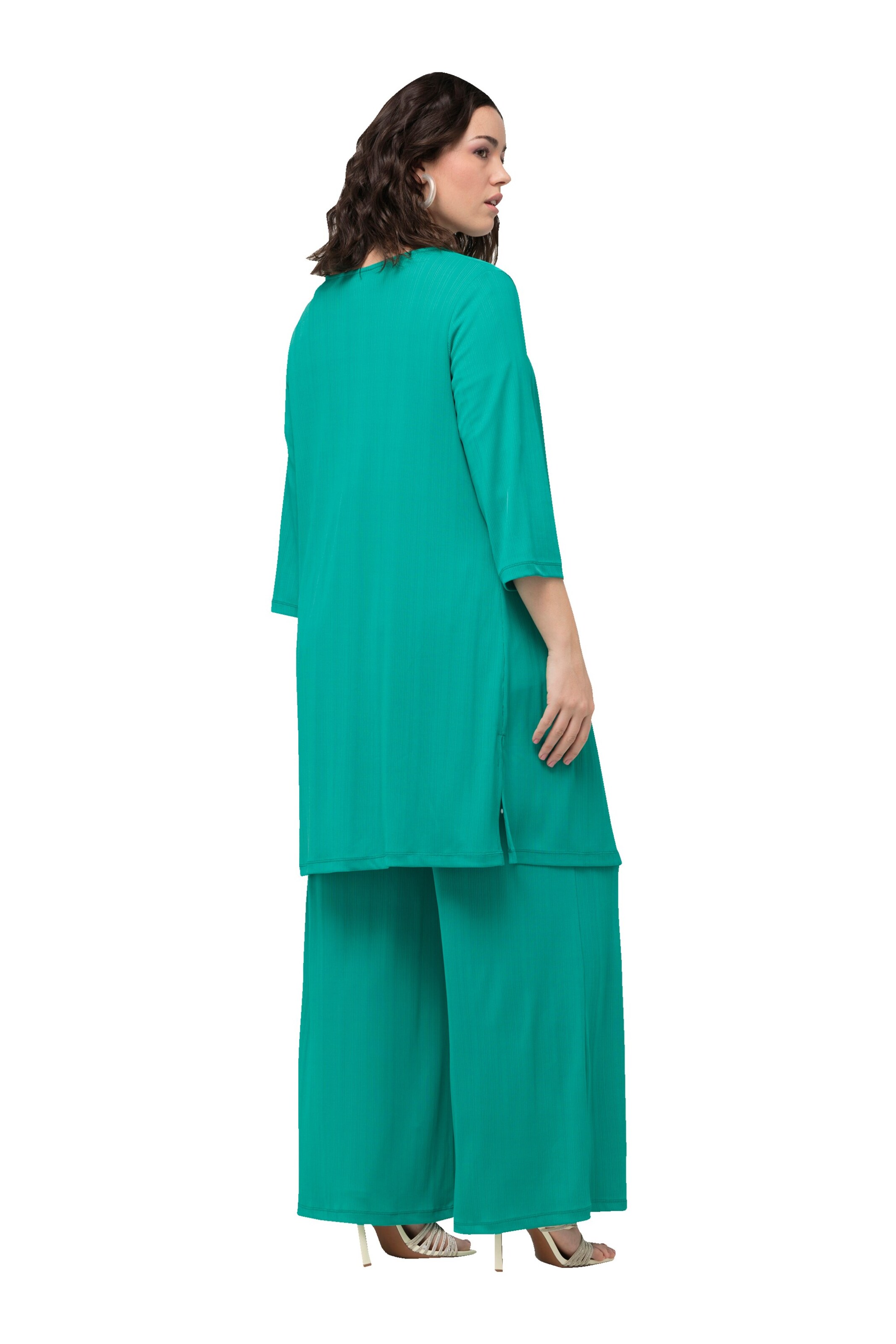 Ulla Popken Strickjacke in Blau