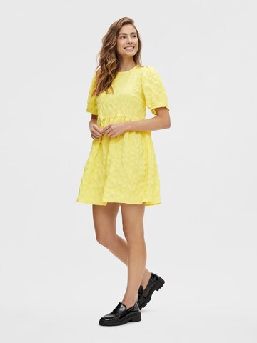 PIECES Dress 'Tulle' in Yellow